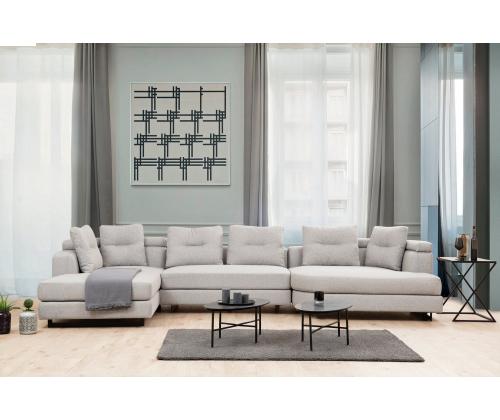 Padova Corner-2-Left - Light Grey