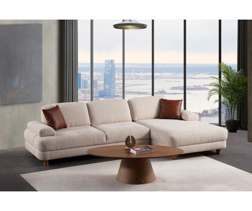 Nice L Corner Right - Cream