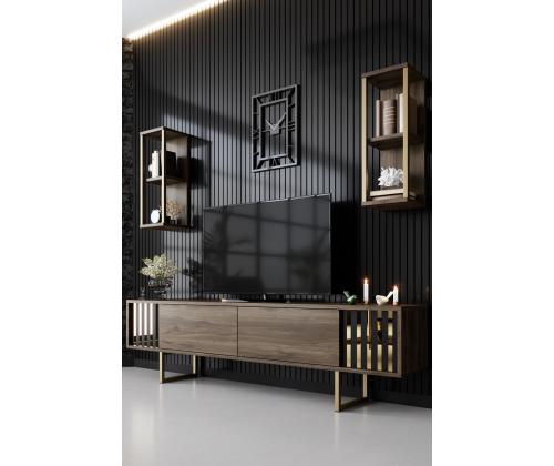 Gold Line - Walnut, Black