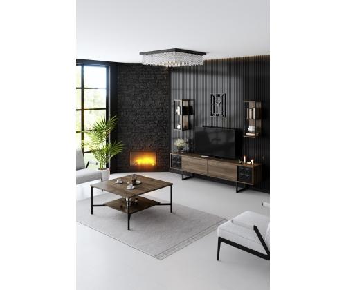 Black Line Set - Walnut, Black