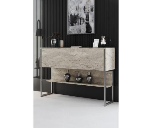 Luxe - Travertine, Silver