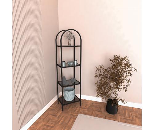 Mona - Black, Smoked Glass 40