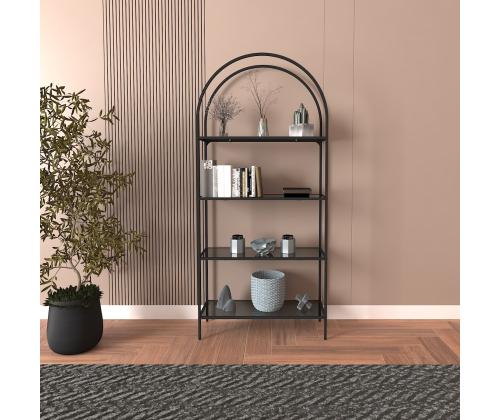 Mona - Black, Smoked Glass 80