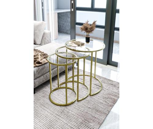 Alya - Gold, Transparent