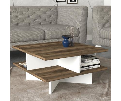 Hamton - Walnut, White