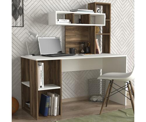 Coral - White, Walnut