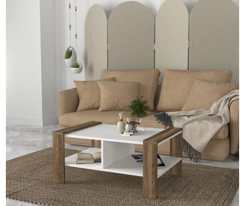 Erica - White, Walnut