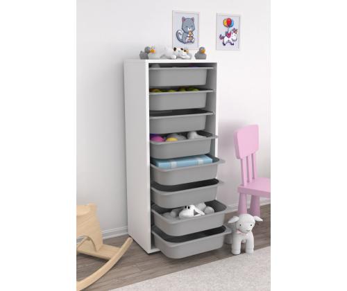 Cara 8N - White, Grey