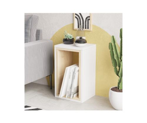 Nancy - Sapphire Oak, White