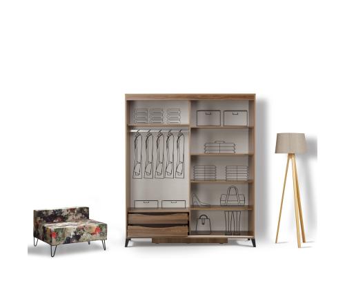 Pasific Home Fuga 160 - Walnut