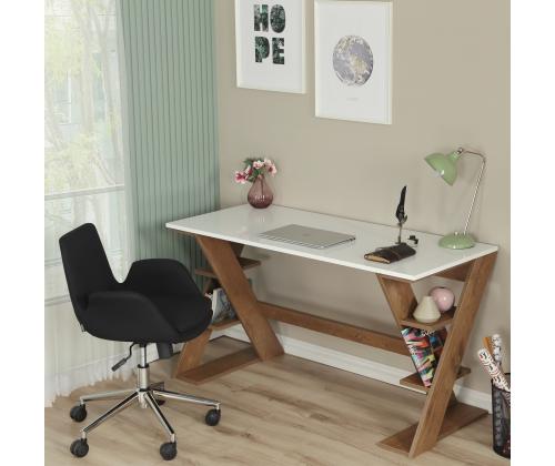 Lungo - Dark Oak, White