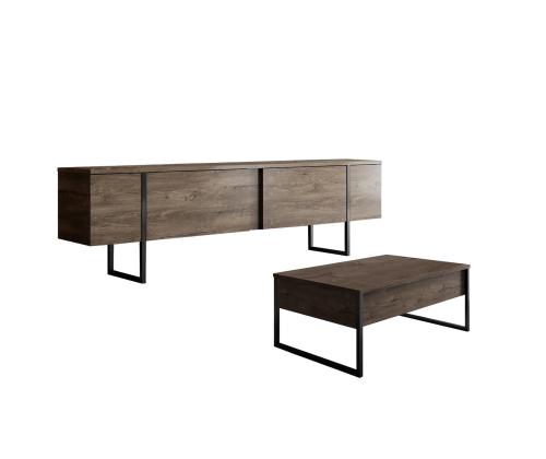 Luxe Set - Walnut, Black