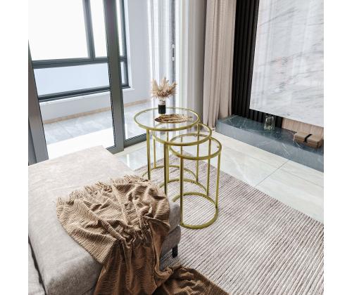 Alya - Gold, Transparent