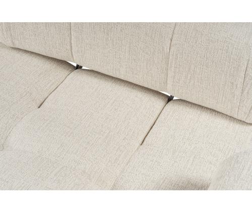 Doblo 3 Seater with Pouffe ( L1-O1-1R-Pouffe) - Cream