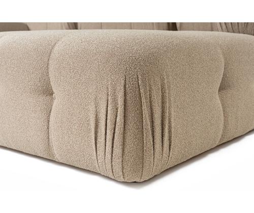 Doblo 3 Seater with Pouffe ( L1-O1-1R-Pouffe) - Peach