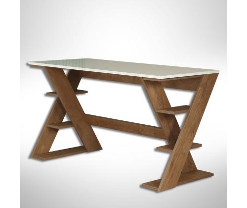 Lungo - Dark Oak, White