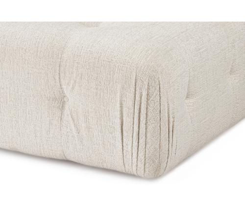 Doblo 3 Seater with Pouffe ( L1-O1-1R-Pouffe) - Cream