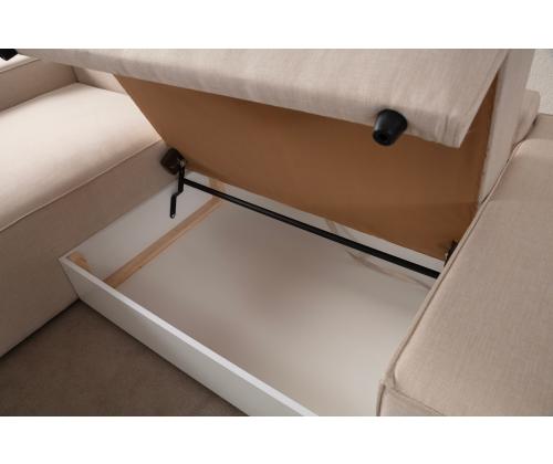 Pırlo Corner Left - Ecru