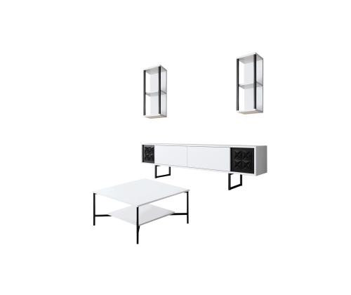 Black Line Set - White, Black