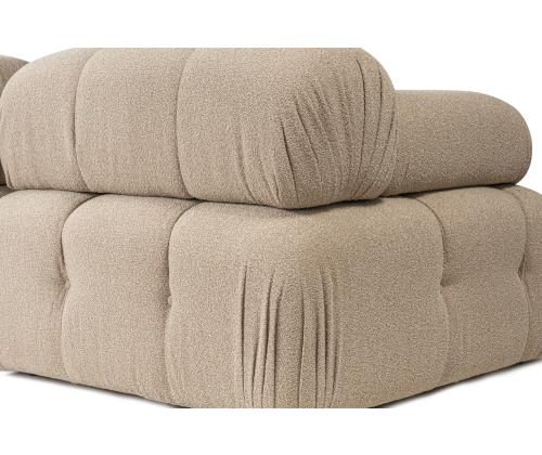 Doblo 3 Seater with Pouffe ( L1-O1-1R-Pouffe) - Peach