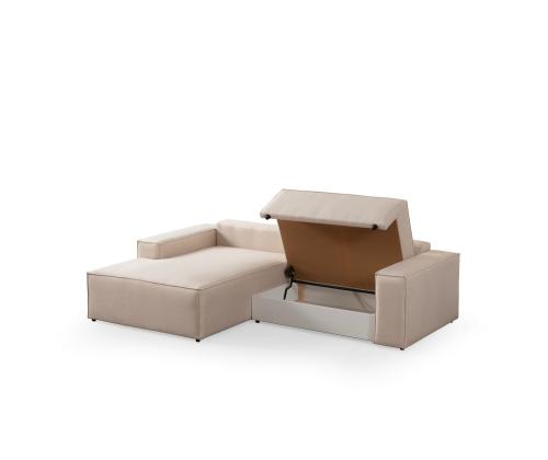 Pırlo Corner Left - Ecru