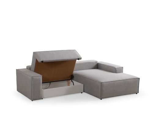 Pırlo Corner Right - Light Grey