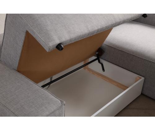 Pırlo Corner Right - Light Grey