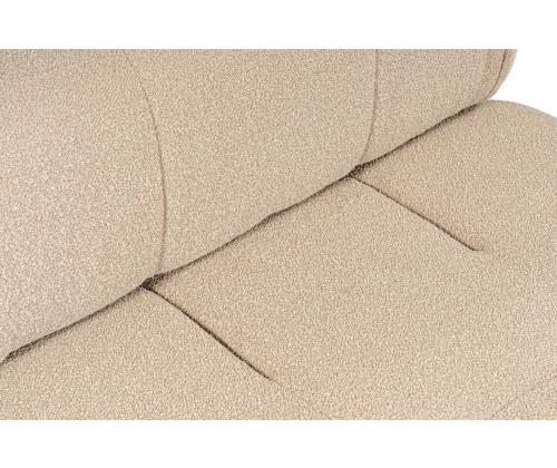 Doblo 3 Seater with Pouffe ( L1-O1-1R-Pouffe) - Peach