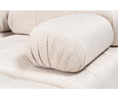 Doblo 3 Seater with Pouffe ( L1-O1-1R-Pouffe) - Light Brown