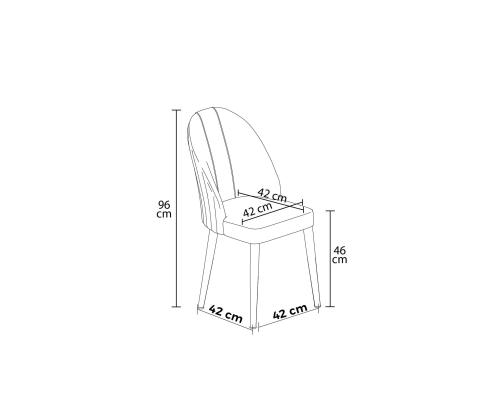 Mara - Cream, Chrome