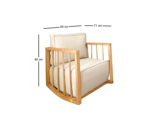 Tool Sallanan Teddy - White