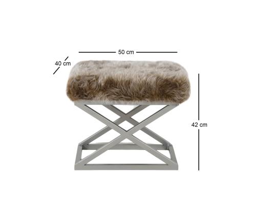 Capraz Plush - Silver, Brown