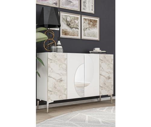 Afra KM120 - White, Silver