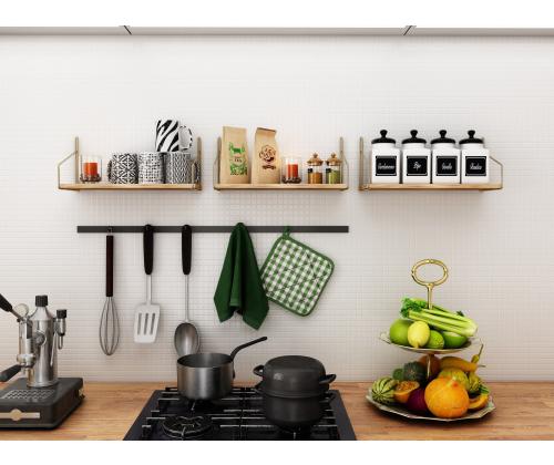 Dekoratif Duvar Rafı