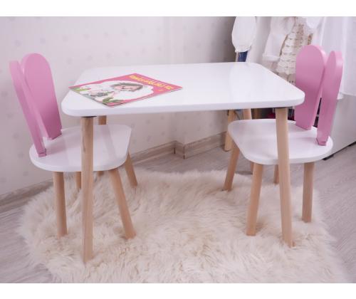 Bunny One Chair Set - Pink, White