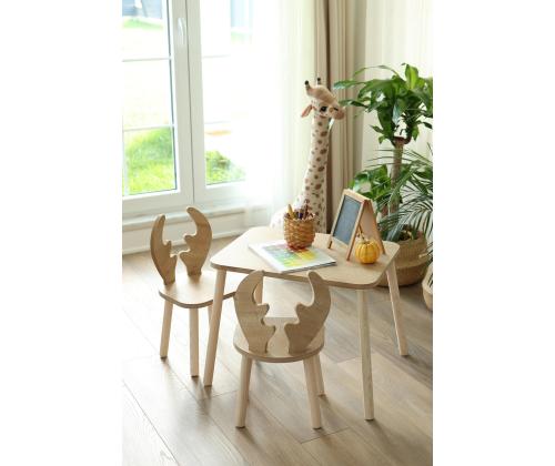 Deer Two Chair Set - Brown