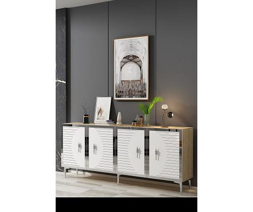 Tuna 180 - Sapphire Oak, White, Silver