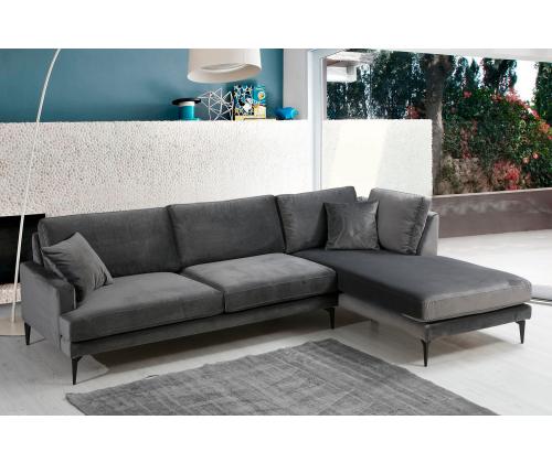 Papira Corner Right (L3+Chl) - Anthracite