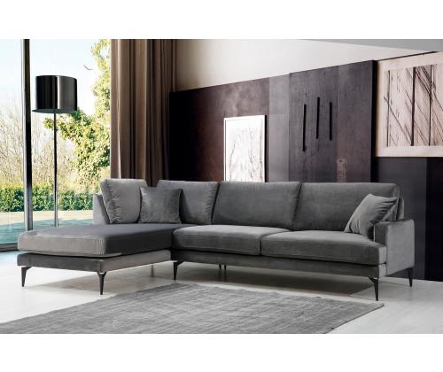 Papira Corner Left (Chl+3R) - Anthracite