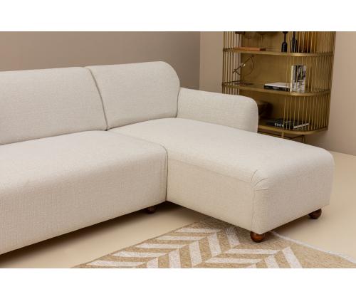 Eddy Corner Right (L3-CHL) - White