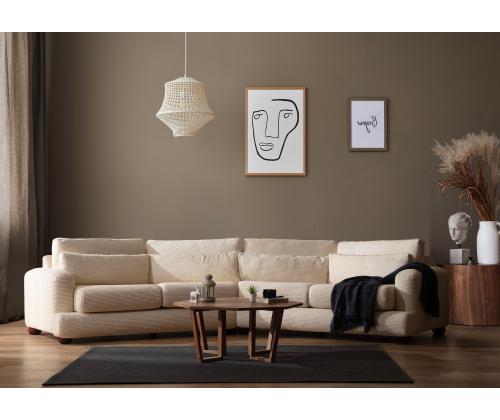 River 4 Seater Right (L2-Xc Right) - Beige