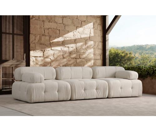 Doblo 3 Seater ( L1-O1-1R) - Cream Bouclette