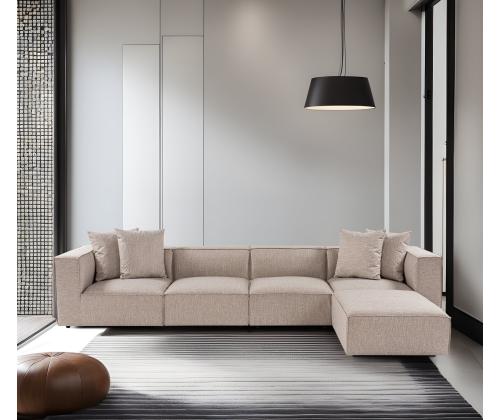 Sora (L1-O1-O1-1R-POUFFE ) - Sand Beige