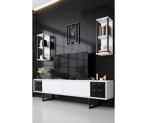 Black Line Set - White, Black