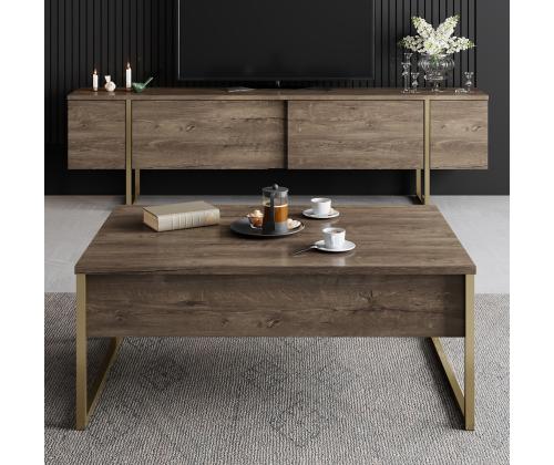 Luxe Set - Walnut, Gold