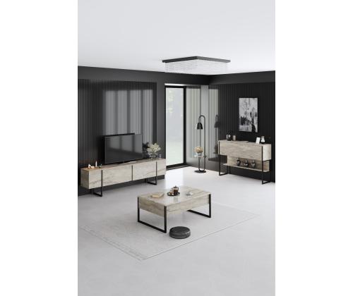 Luxe - Travertine, Black