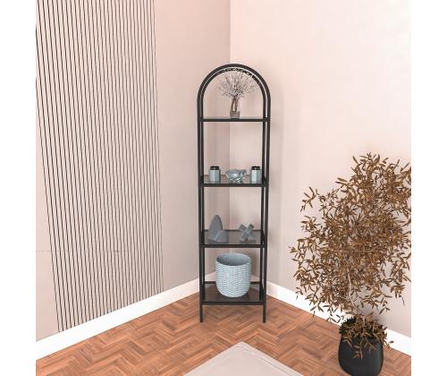 Mona - Black, Smoked Glass 40