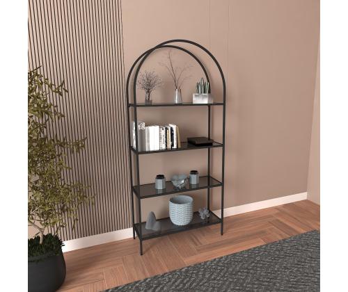 Mona - Black, Smoked Glass 80