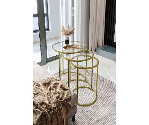 Alya - Gold, Transparent