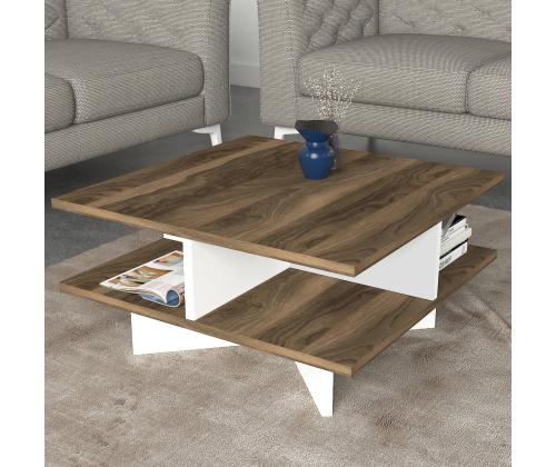 Hamton - Walnut, White